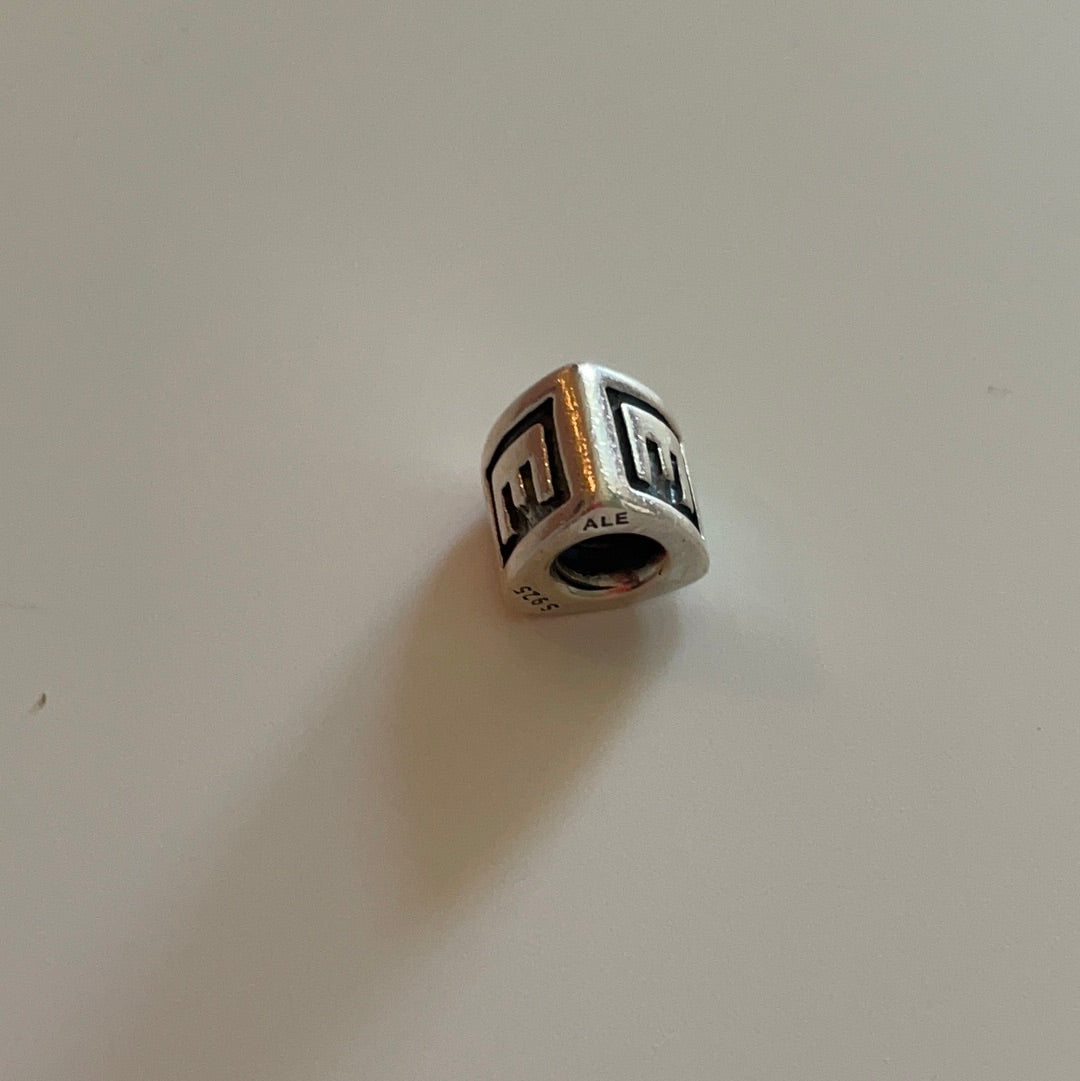 Genuine Pandora Initial Letter E Charm