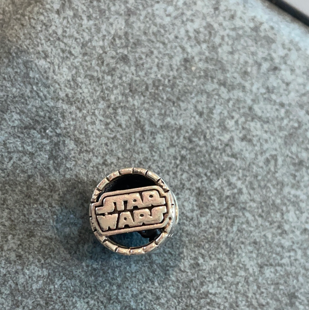 Genuine Pandora Disney Star Wars R2D2 Robot Open Work Charm