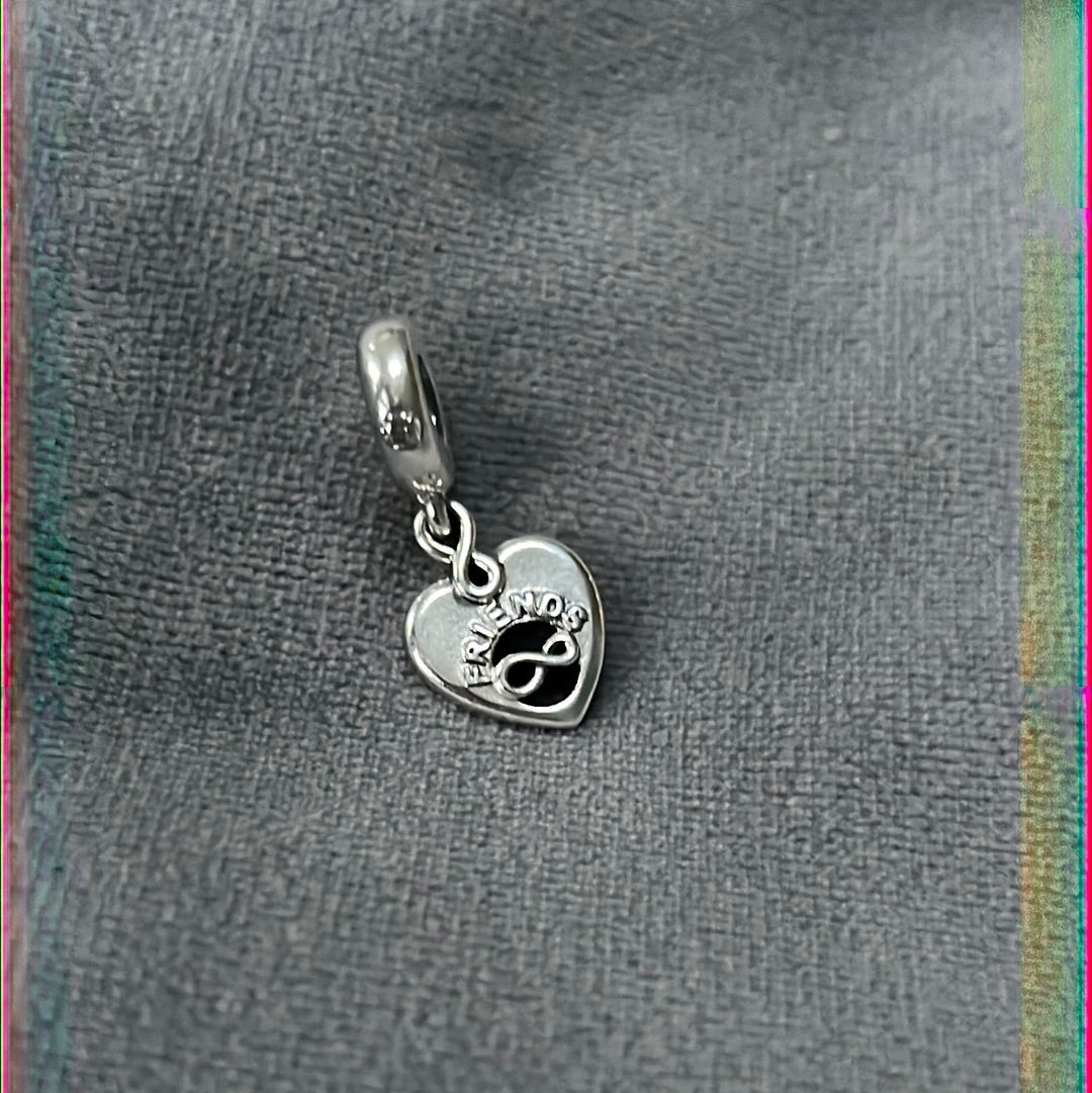 Genuine Pandora Forever Friends Best Friends Dangle Charm