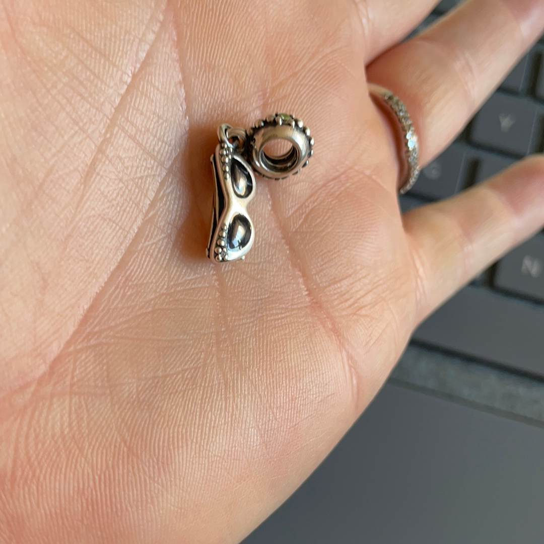 Genuine Pandora Holiday Sunshine Sunglasses Reading Glasses Charm