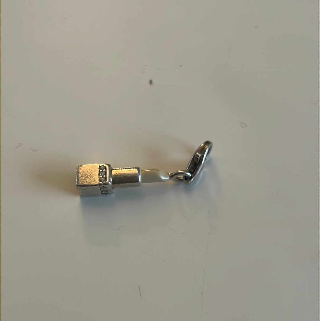 Genuine Thomas Sabo Sterling Enamel Lipstick Clip Charm