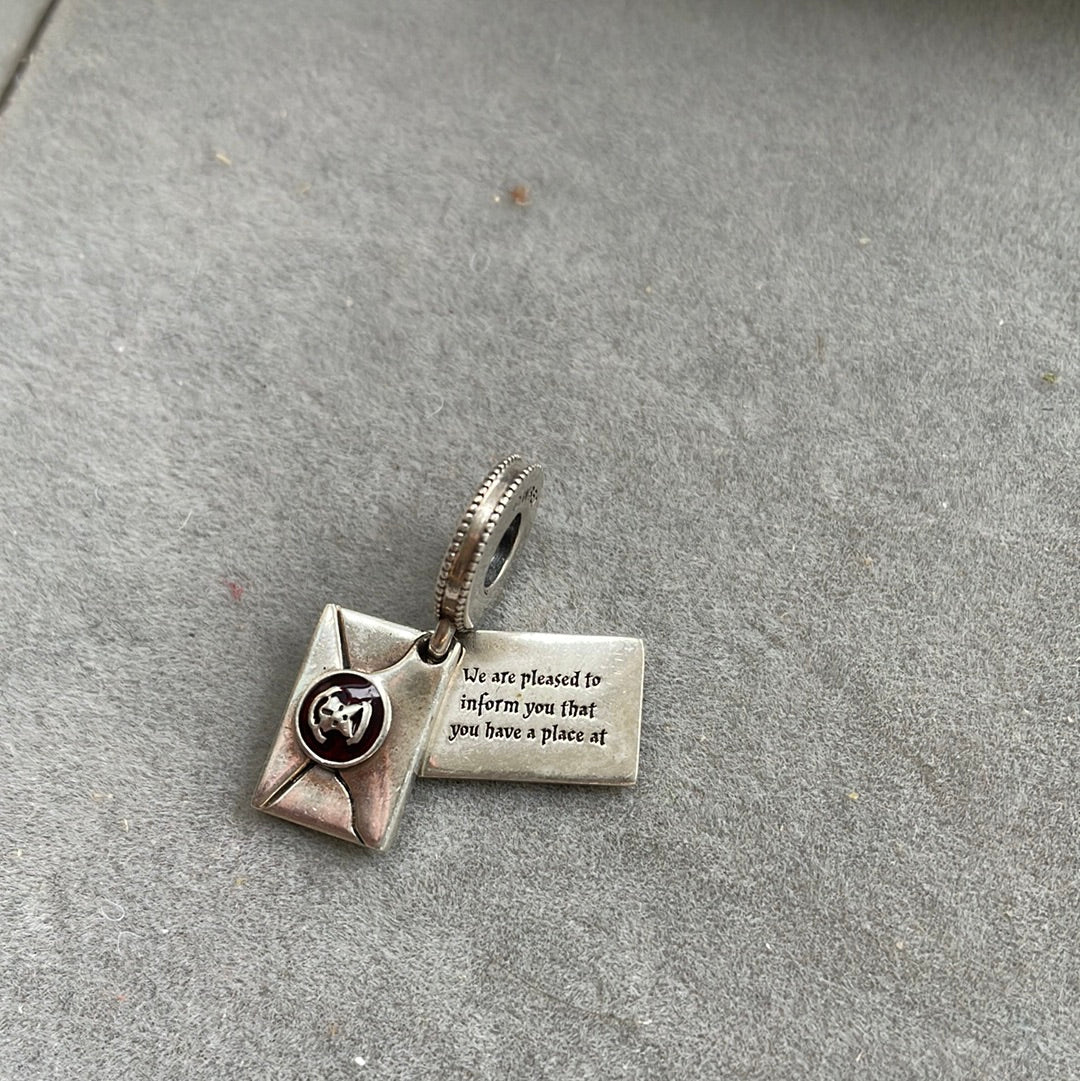 Genuine Pandora Harry Potter Hogwarts Acceptance Letter Charm