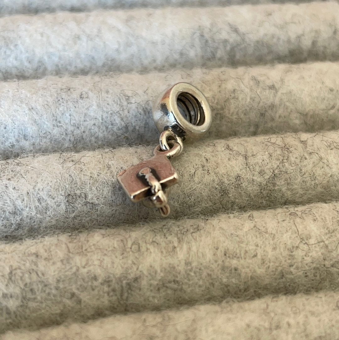 Genuine Pandora Graduation Hat Dangle Charm Degree