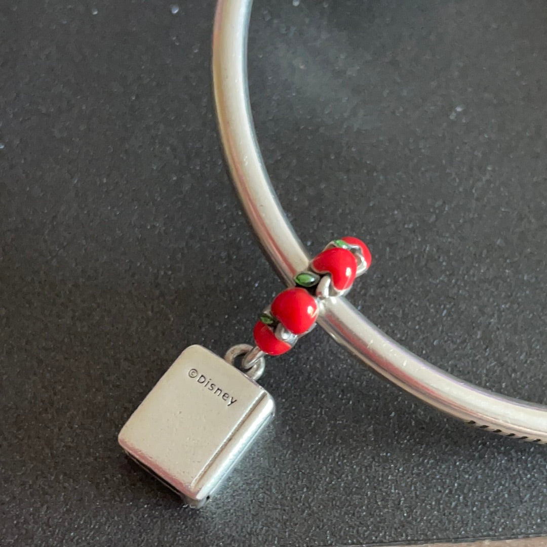 Genuine Pandora Disney Snow White Seven Dwarfs Book Dangle Charm