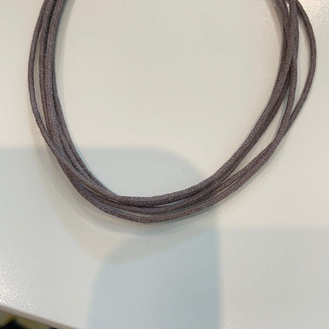 Genuine Pandora Grey String Bracelet 19cm