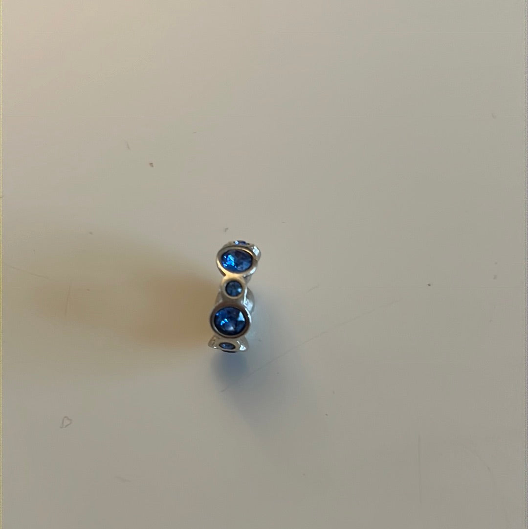 Genuine Chamilia Electric Blue Spacer Charm