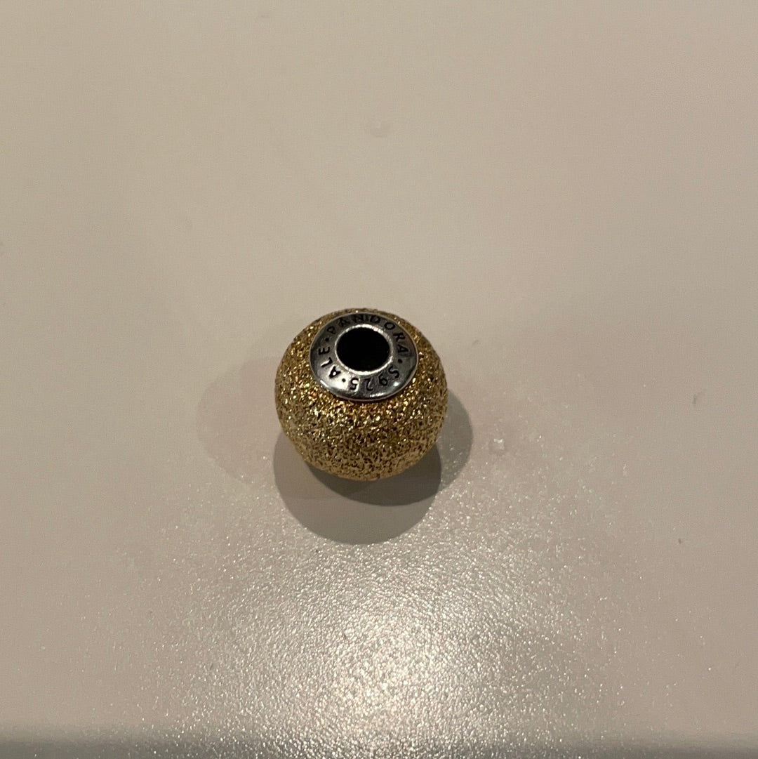 Unbranded Essence Gold Textured Sparkle Charm Wisdom