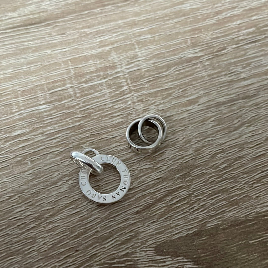 Thomas Sabo Pair of Carriers for Necklace or Bracelet Clip Charm