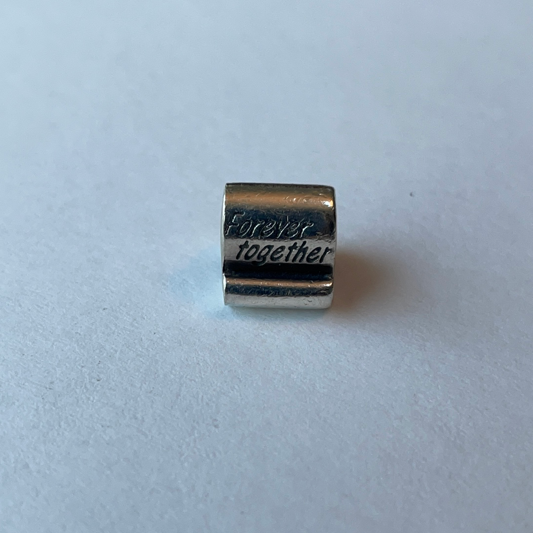 Genuine Pandora Forever Together Scroll Charm Love Gift