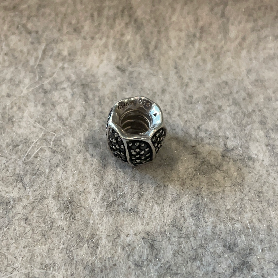 Genuine Chamilia black pave charm