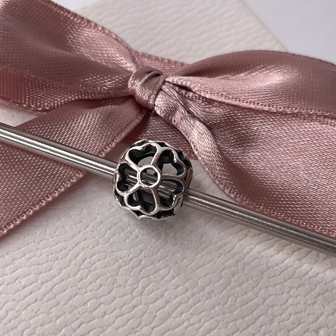 Genuine Pandora Openwork Charm flowers