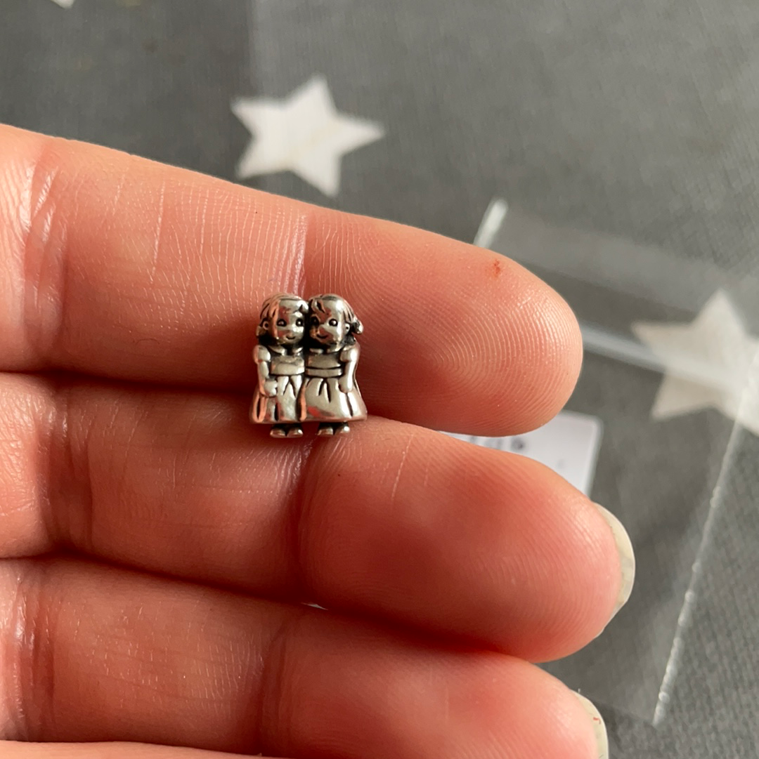 Genuine Chamilia Little Girls Charm Daughters Twins Grandchild Charm