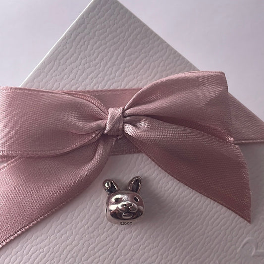 Genuine Pandora Rabbit Bunny Face Charm