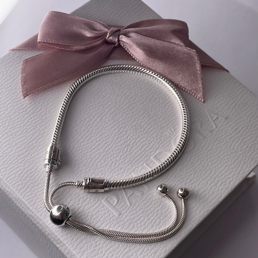 Genuine Pandora Slider Tennis Bracelet Size 2