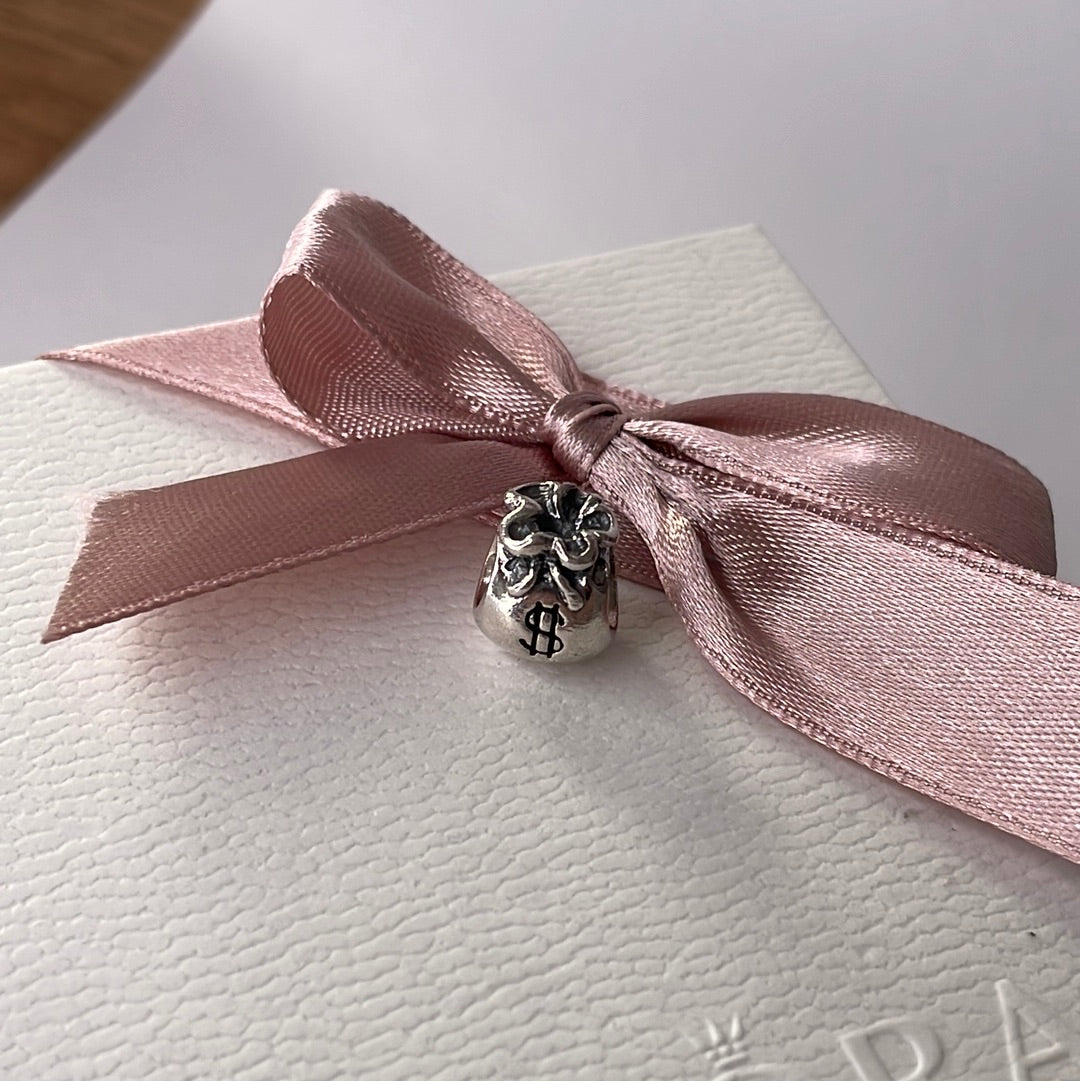 Genuine Pandora Money Bag Charm Retired