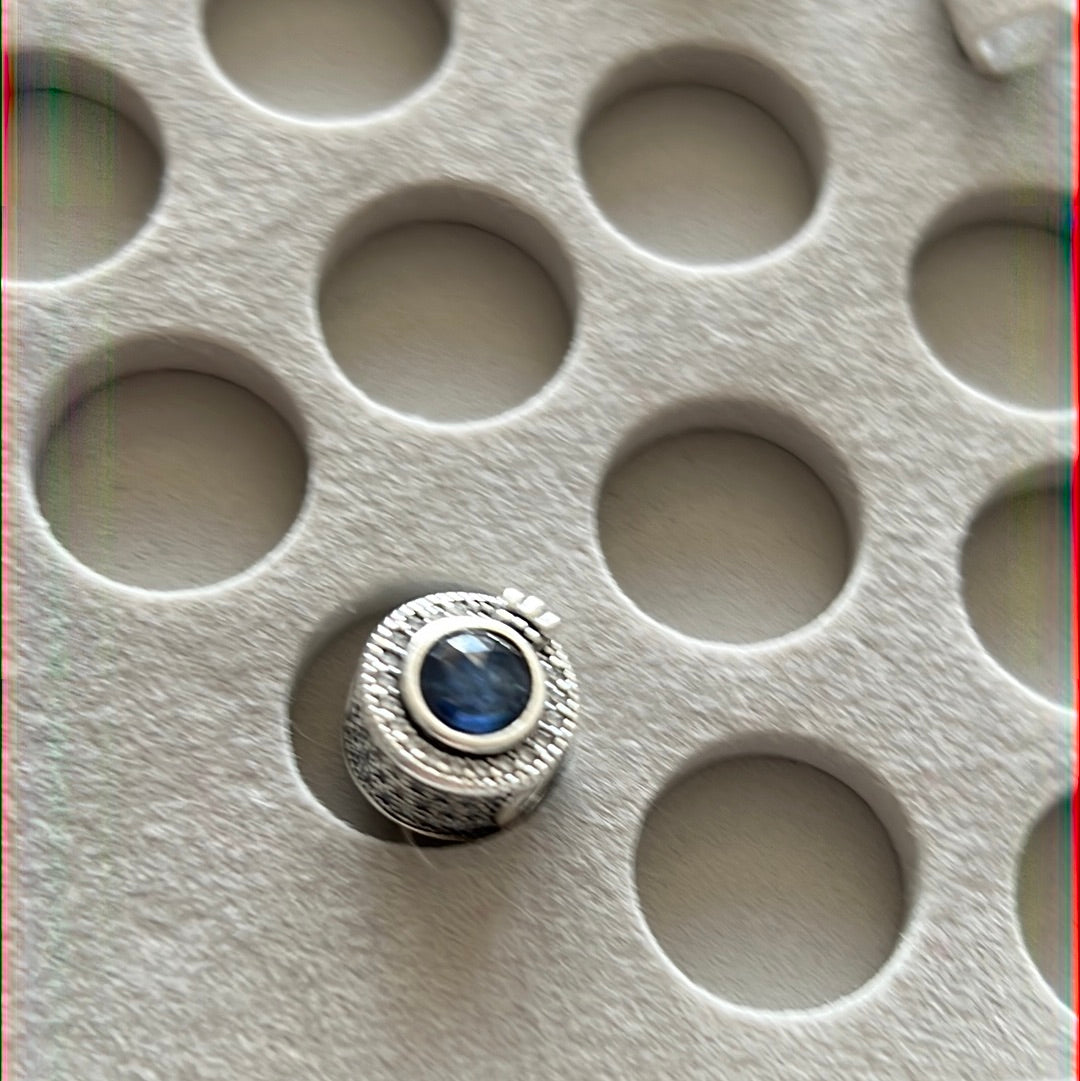 Genuine Pandora Sparkling Blue Crown Pave Charm