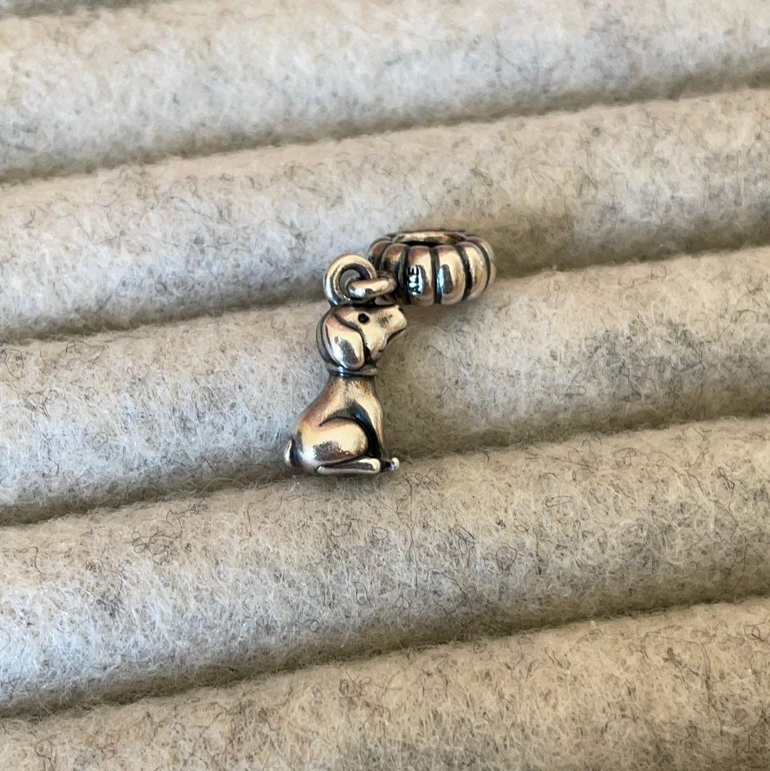 Genuine Pandora Dog Dangle Charm
