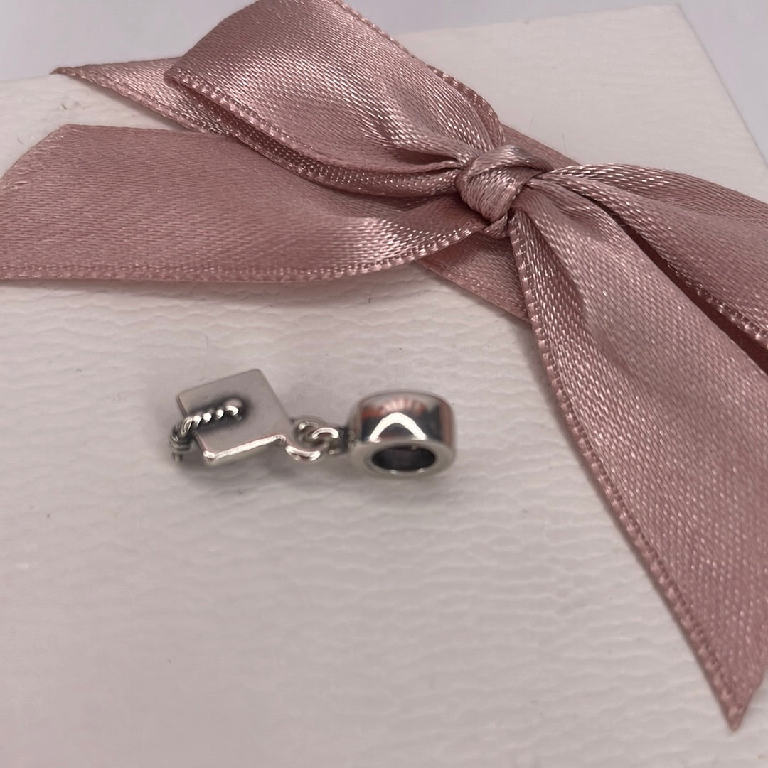 Genuine Pandora Graduation Hat Dangle Charm Degree