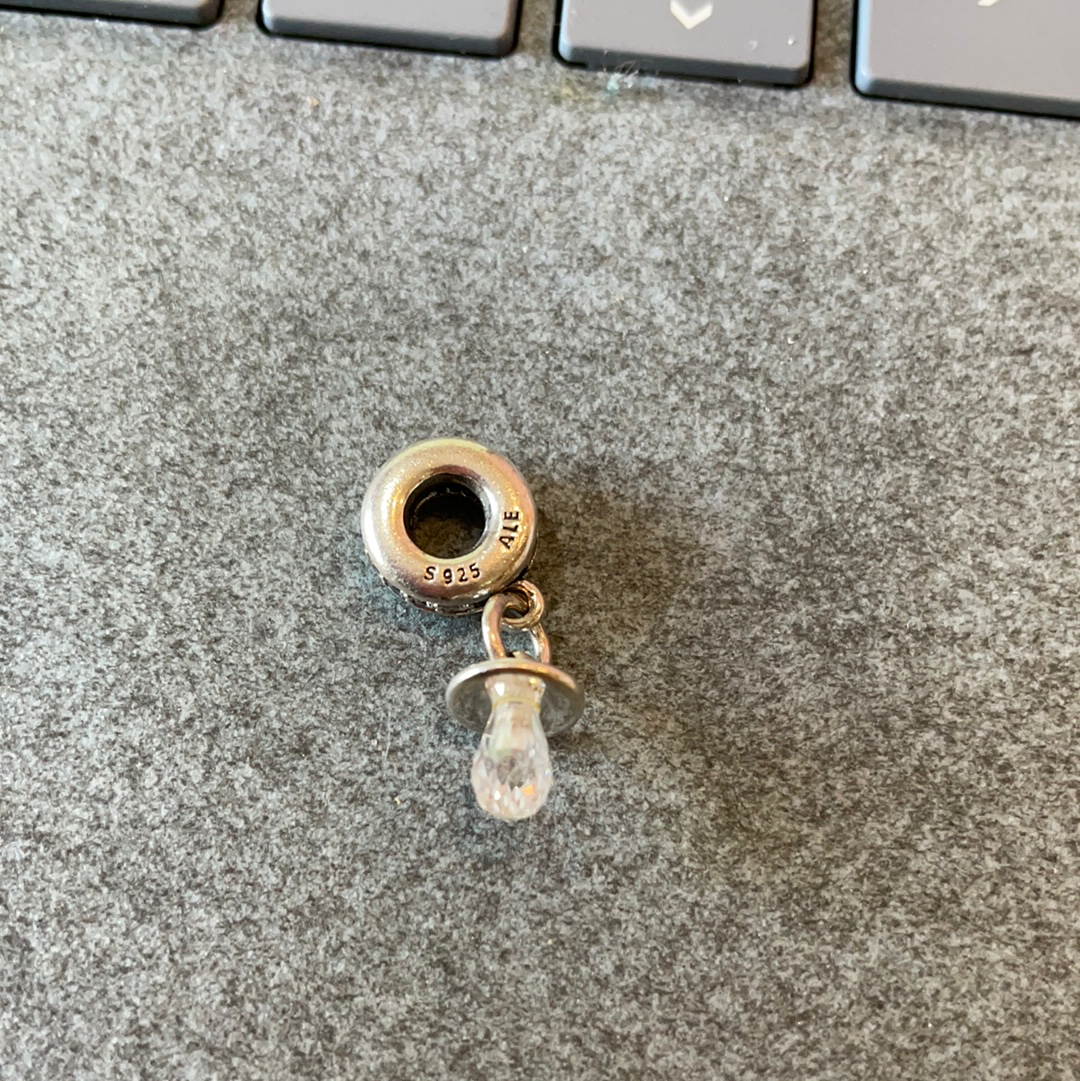Genuine Pandora Dummy Pacifier Charm Dangle