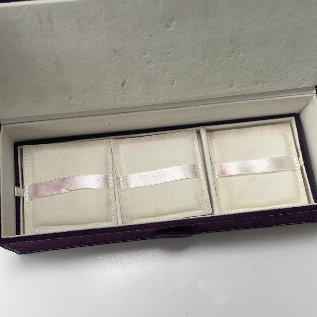 Genuine Pandora Retired Purple 3 Tier Jewellery Box
