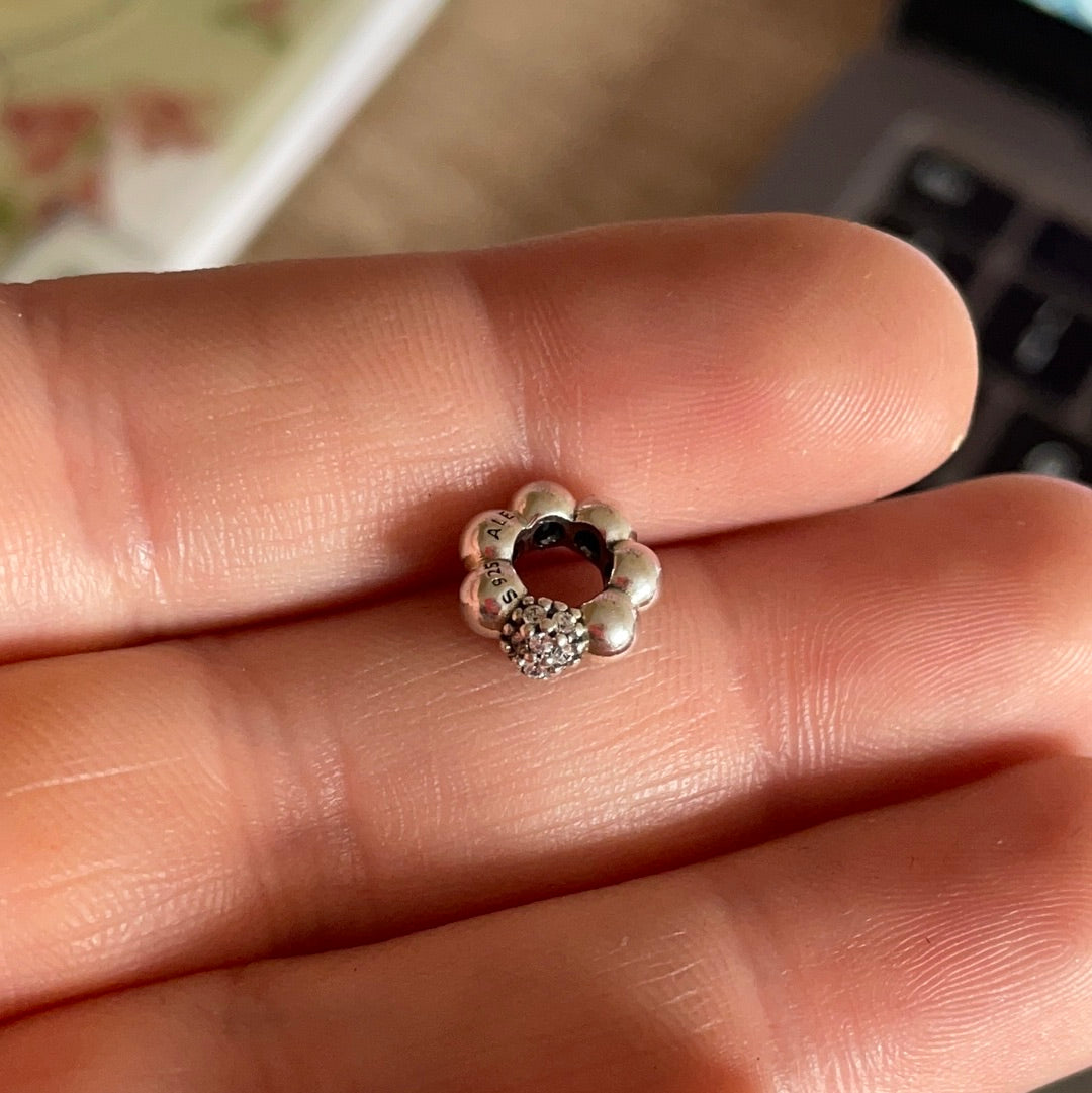 Genuine Pandora Pave Bobble Spacers Sold As One Spacer