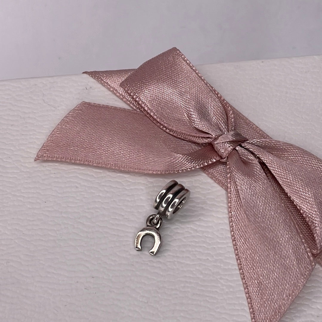 Genuine Pandora Horse Shoe Equestrian Charm Good Luck Wedding Charm