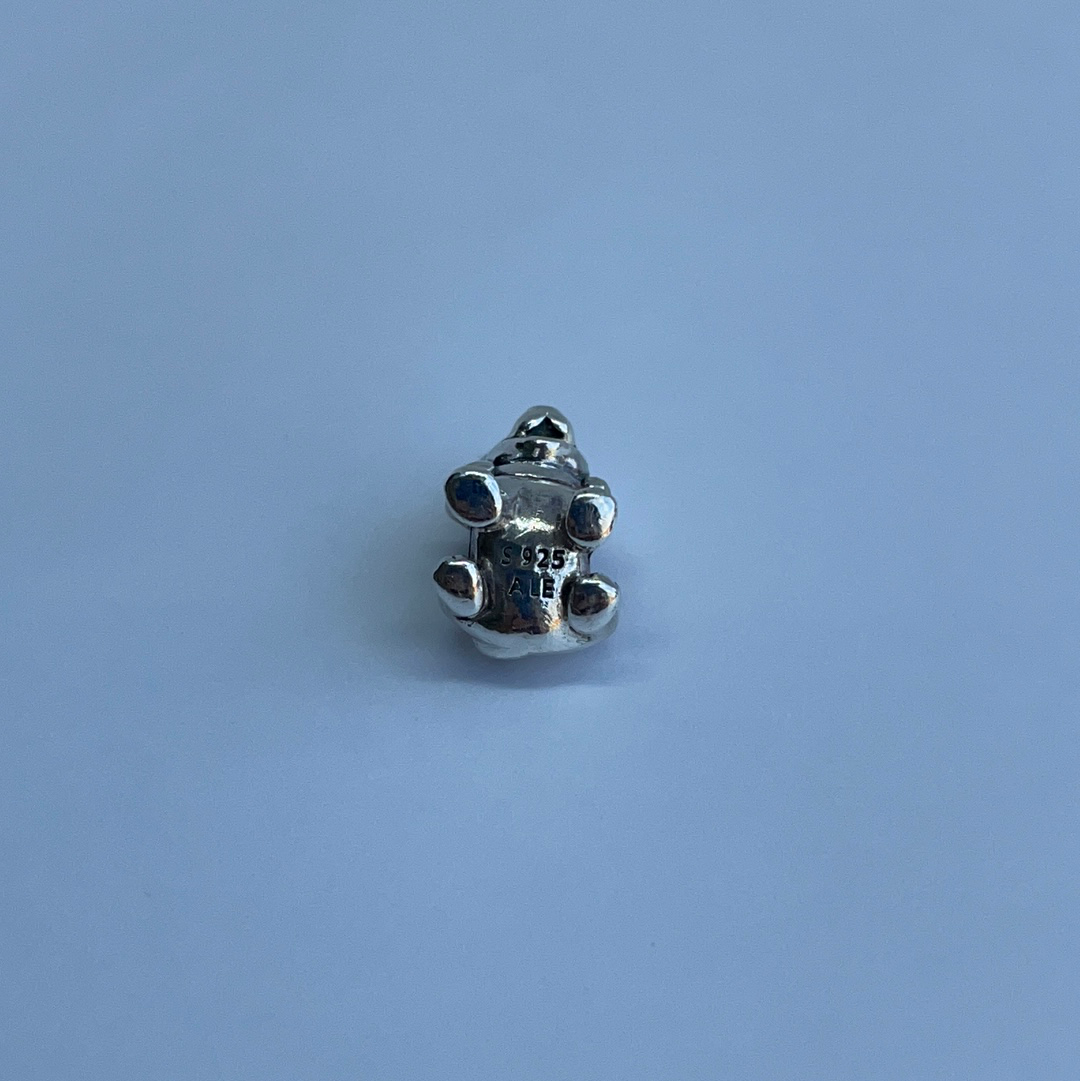 Genuine Pandora Christmas Dog With Santa Hat Charm