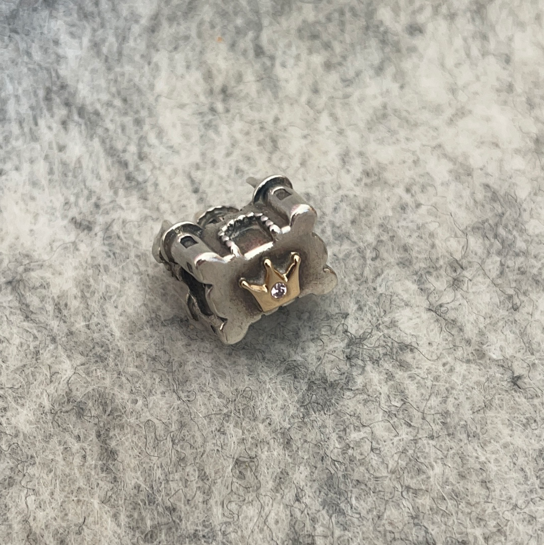 Genuine Pandora Fairy Tale Castle Princess Two Tone