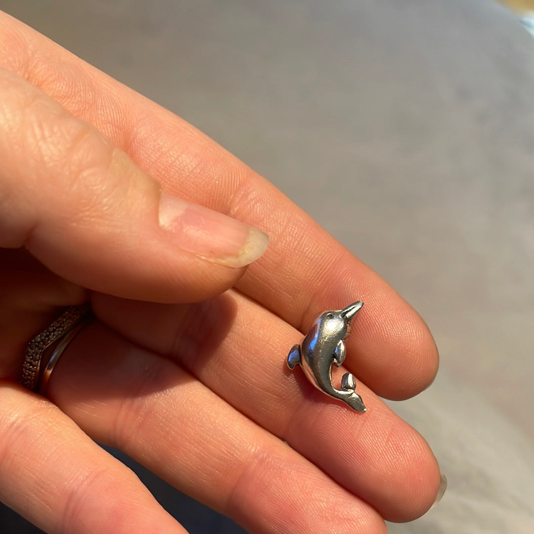 Sterling Silver Dolphin Sea Animal Charm