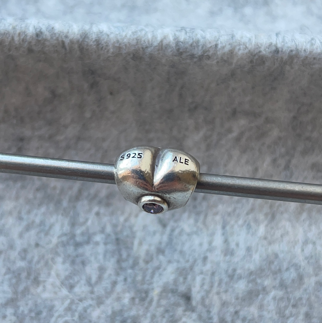 Genuine Pandora CZ Heart Charm