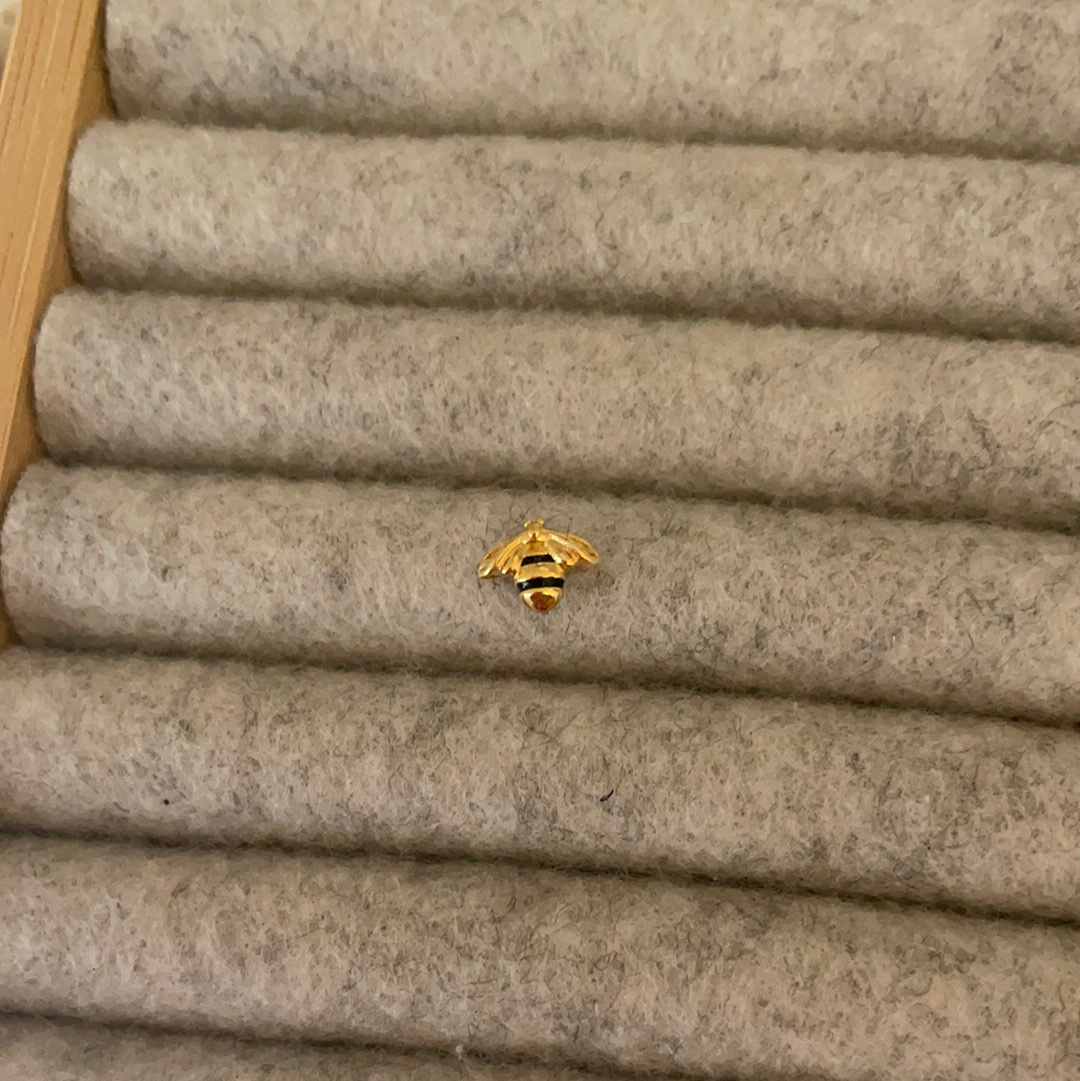 Genuine Pandora Gold Shine Bee Petite Charm