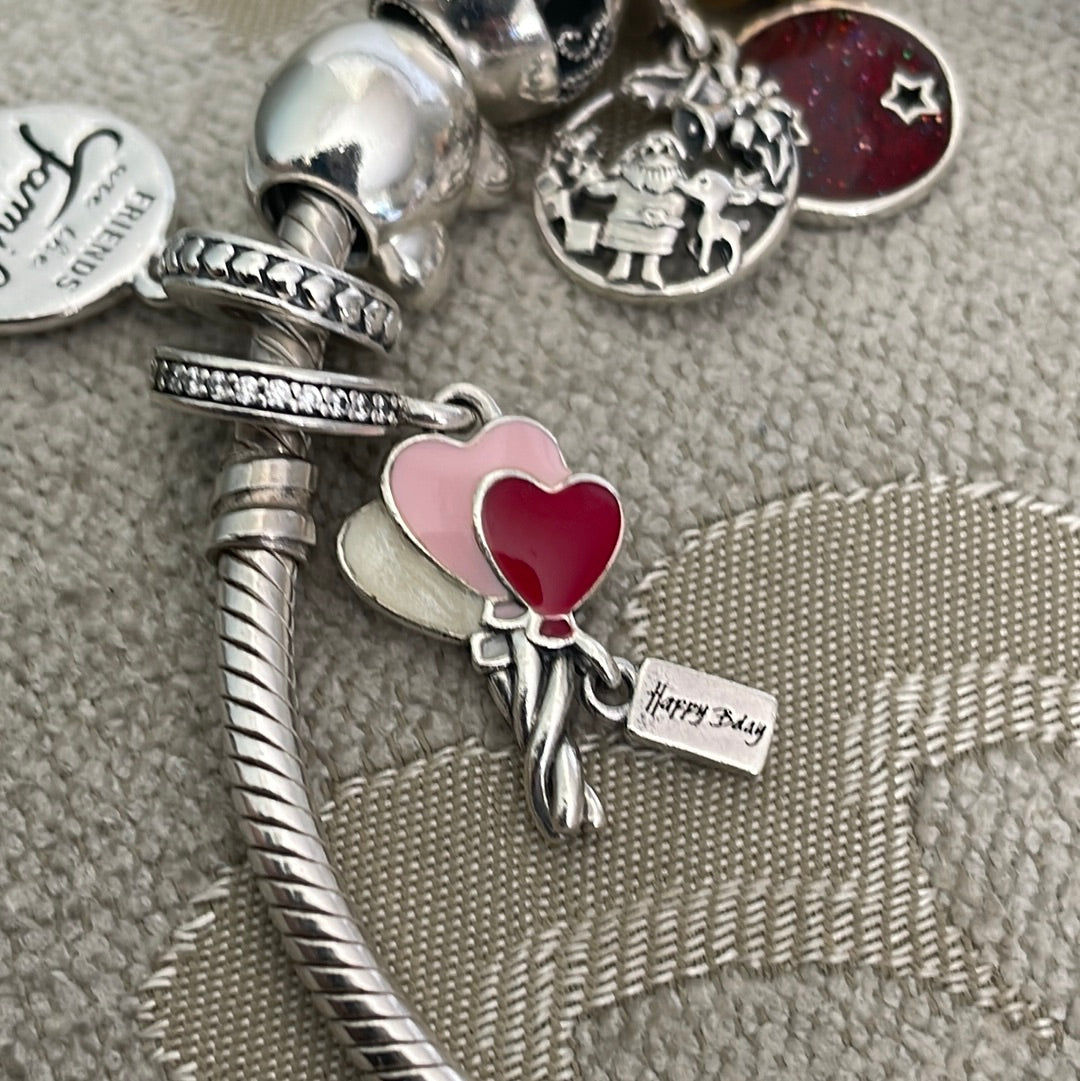 Genuine Pandora Birthday Balloons Dangle Charm