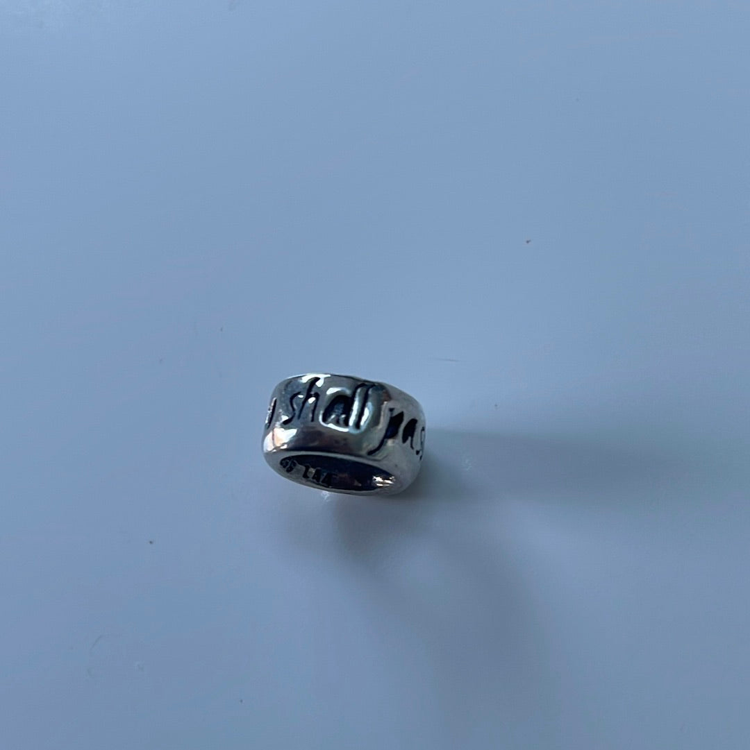 Genuine Trollbeads This Too Shall Pass Spacer Charm