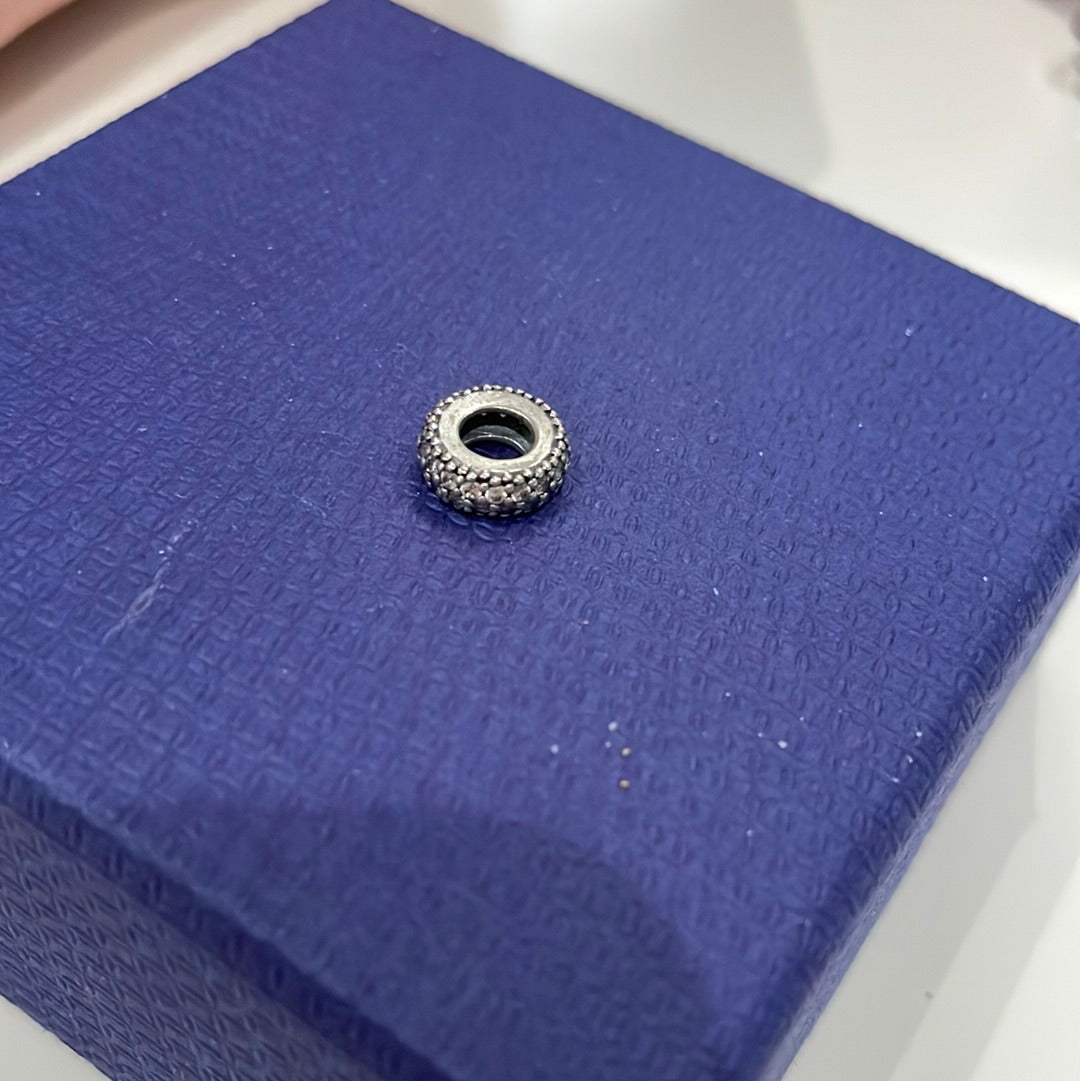 Genuine Pandora Colour Choice Pave Spacer Charm
