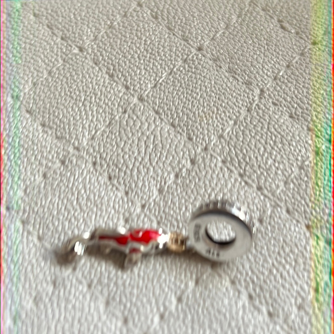 Genuine Pandora RARE Exclusive Brand New Two Tone Lucky Good Fortune Koi Carp Dangle Charm
