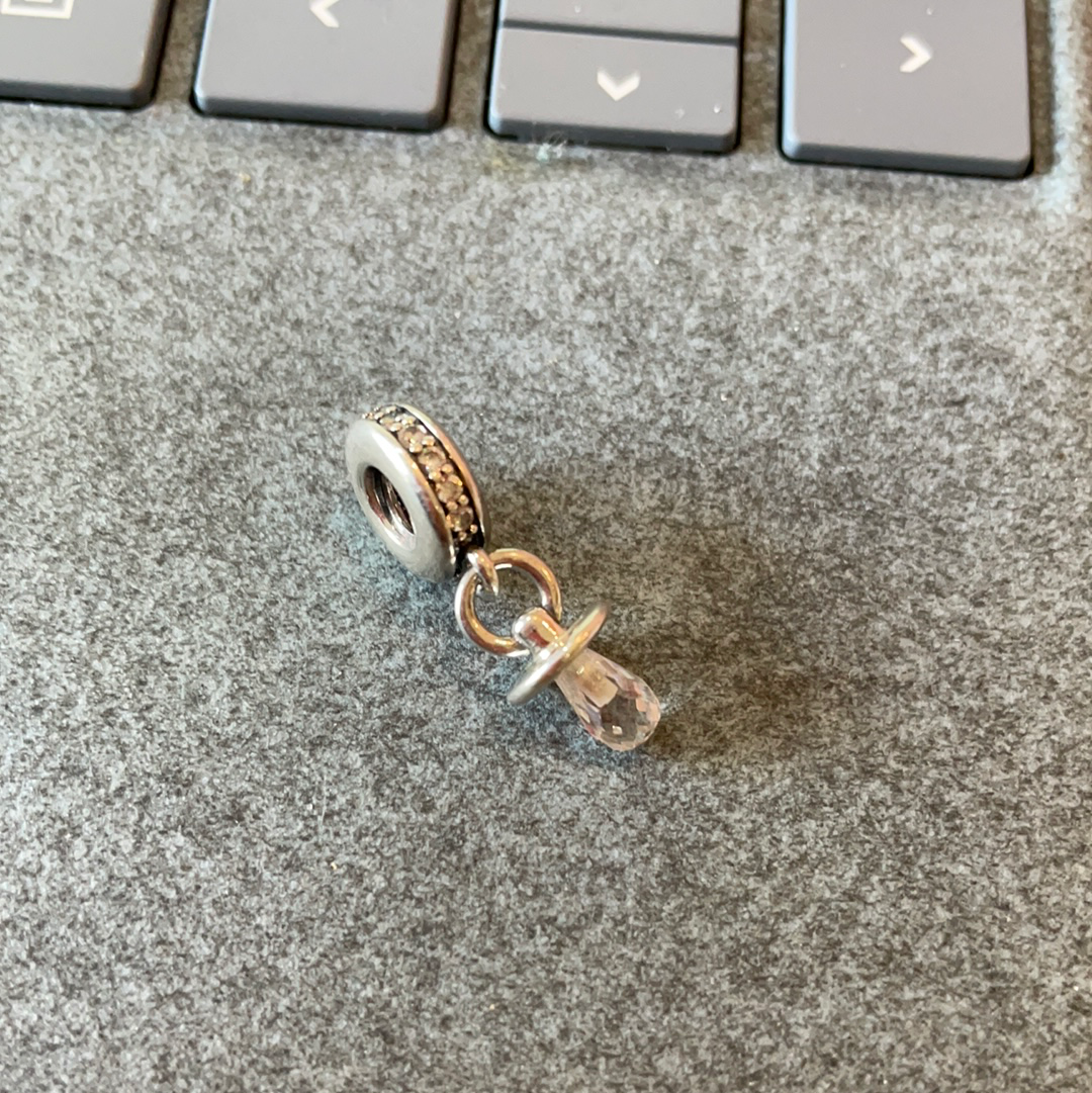 Genuine Pandora Dummy Pacifier Charm Dangle