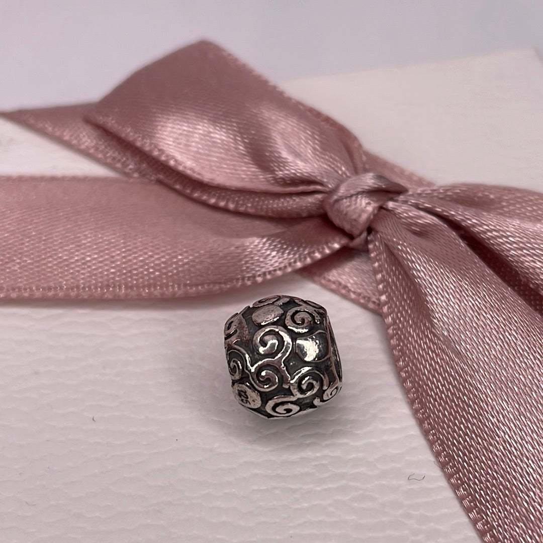 Genuine Pandora Retired Dot and Swirl Charm
