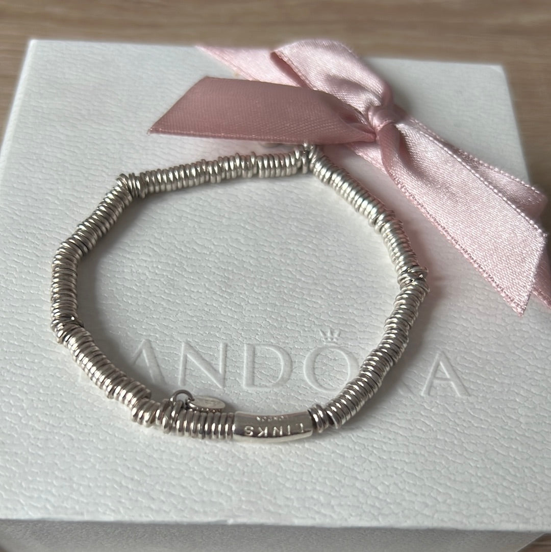 Genuine Links of London Sweetie Bracelet for Clip Charms 2 Varieties