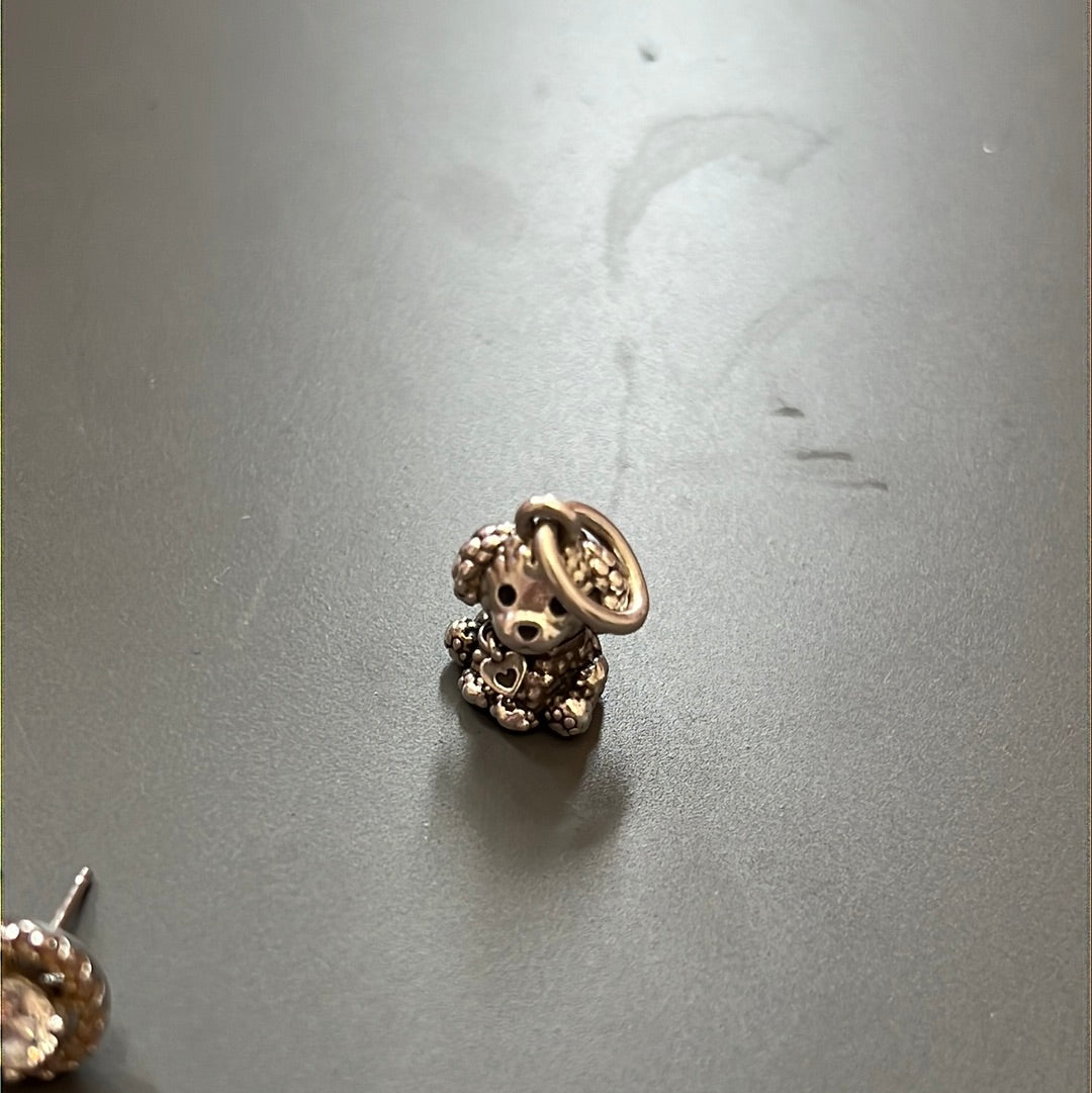 Genuine Pandora Poodle Dog Puppy Dangle