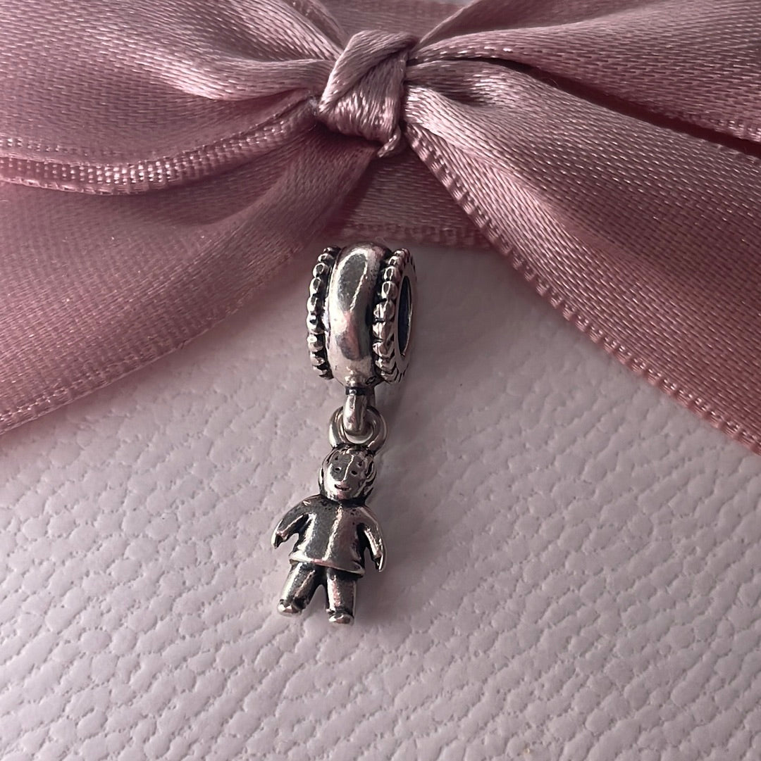 Genuine Pandora Little Boy Son Dangle Charm