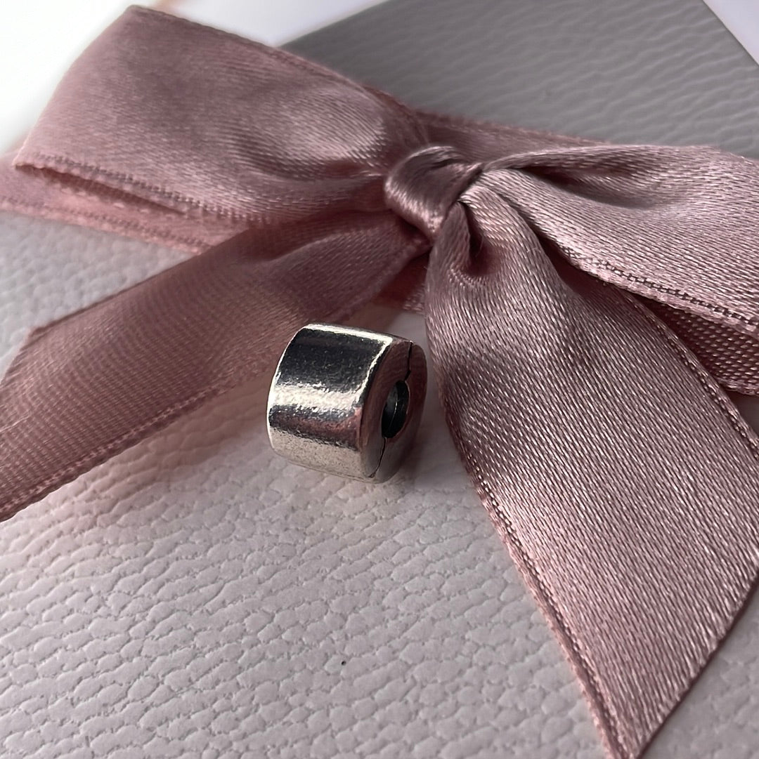 Genuine Pandora Plain Silver Small Clip/clips Sold