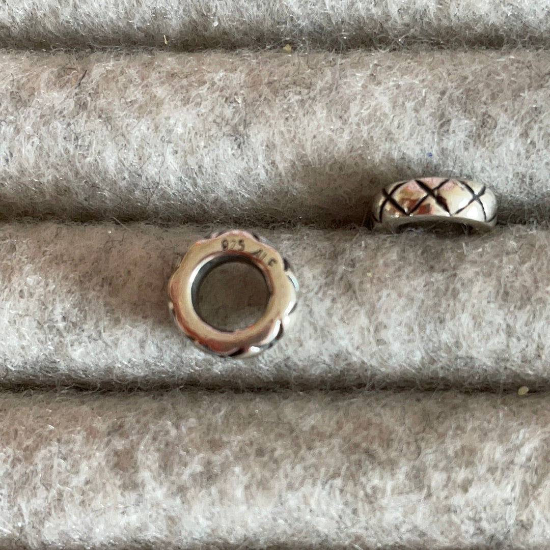 Genuine Pandora Cross Spacers Sold PAIR