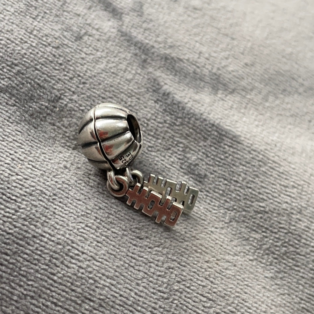 Genuine Pandora Double Happiness Chinese Symbol Dangle Charm Single