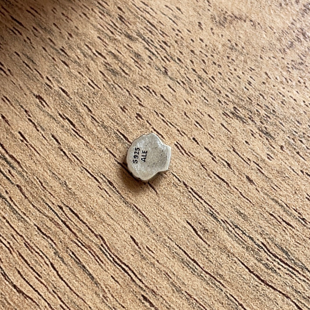 Genuine Pandora Little Silver Shell Petite Charm