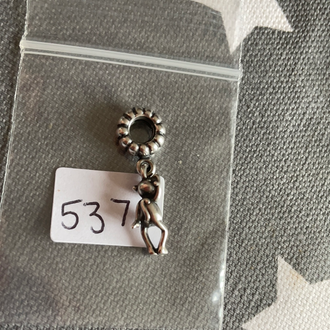 Genuine Pandora Gibraltar Monkey Dangle Charm RARE Zodiac