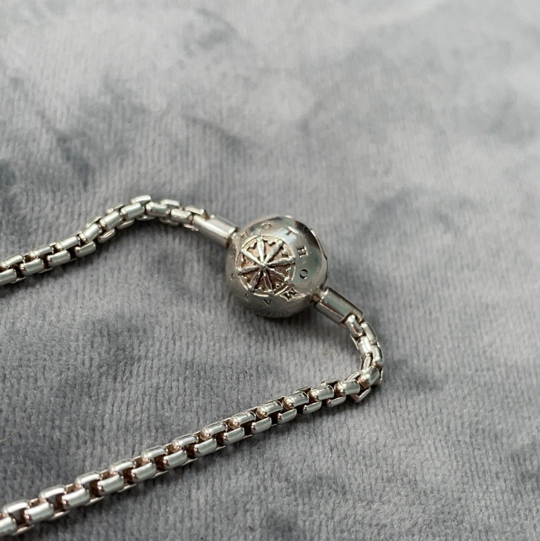 Thomas Sabo Sterling Silver Charm Bracelet Compass Clasp Choose