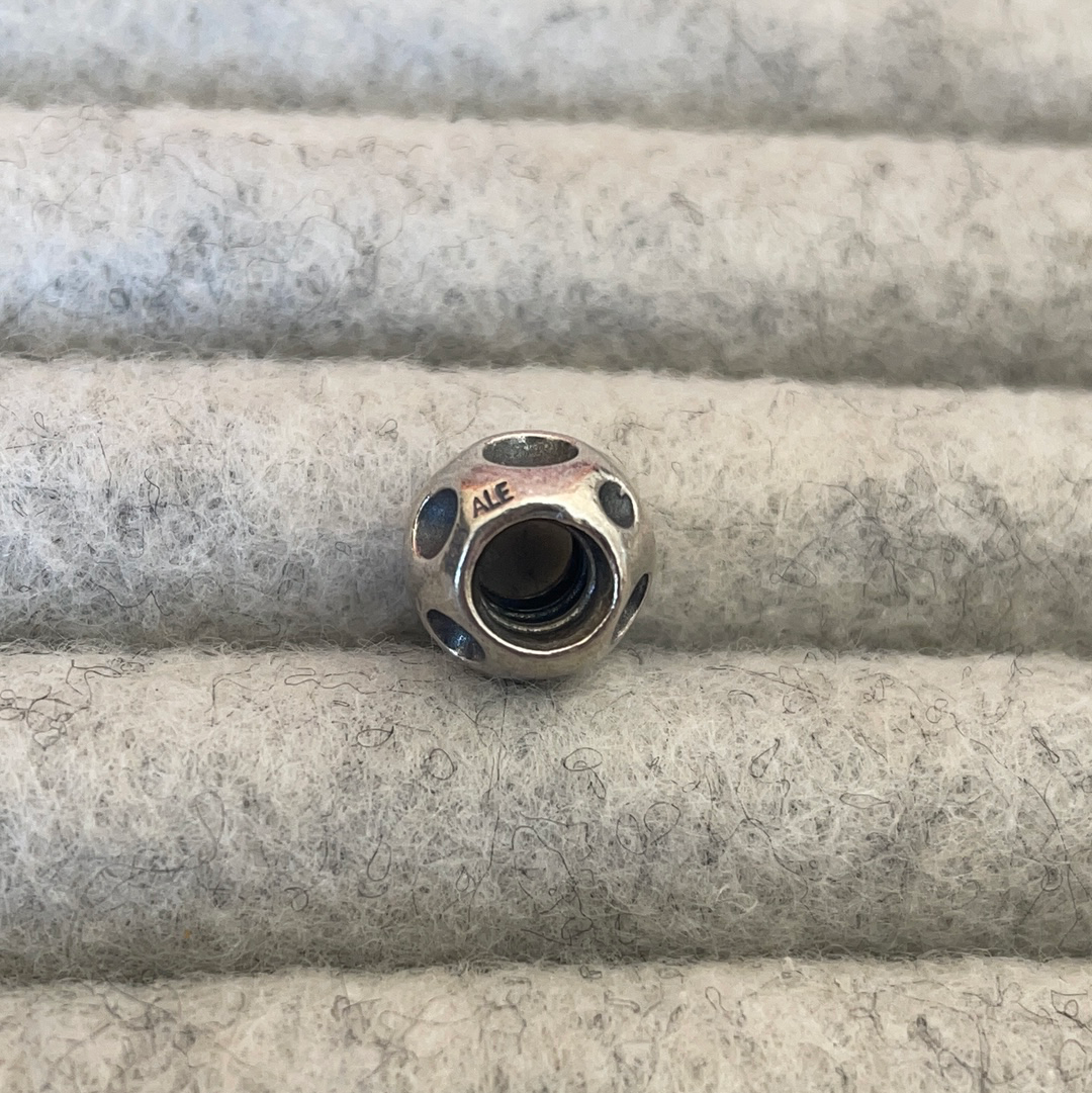 Genuine Pandora Moon Charm With Oxidisation