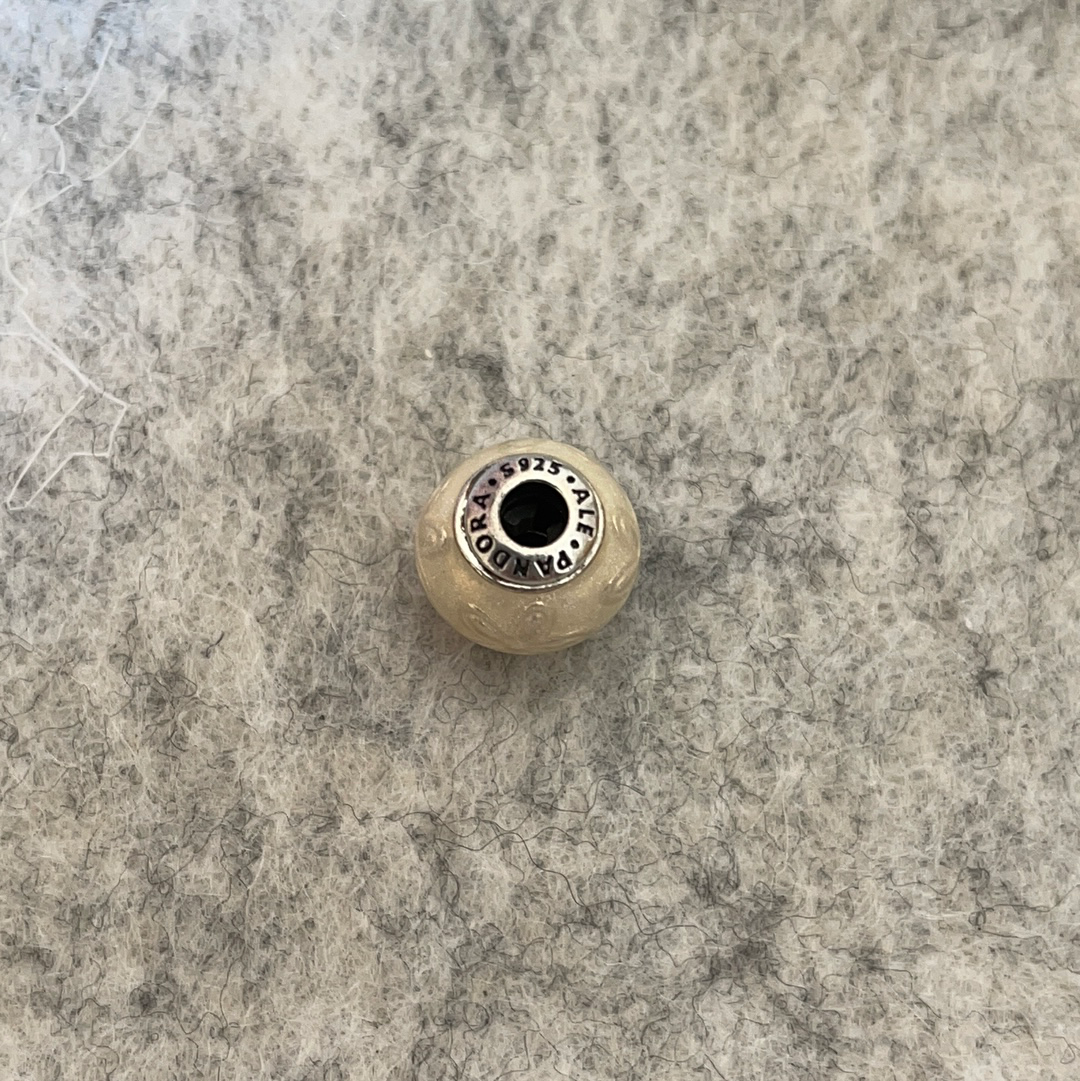 Genuine Pandora Essence Joy Enamel Flower Charm Cream
