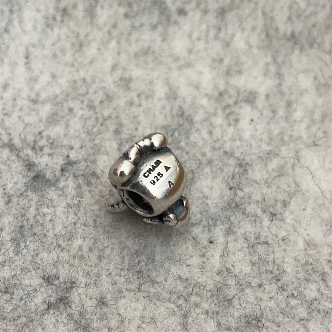 Genuine Chamilia Koala Bear Charm with Baby on Her Back BEAUTIFUL Charm