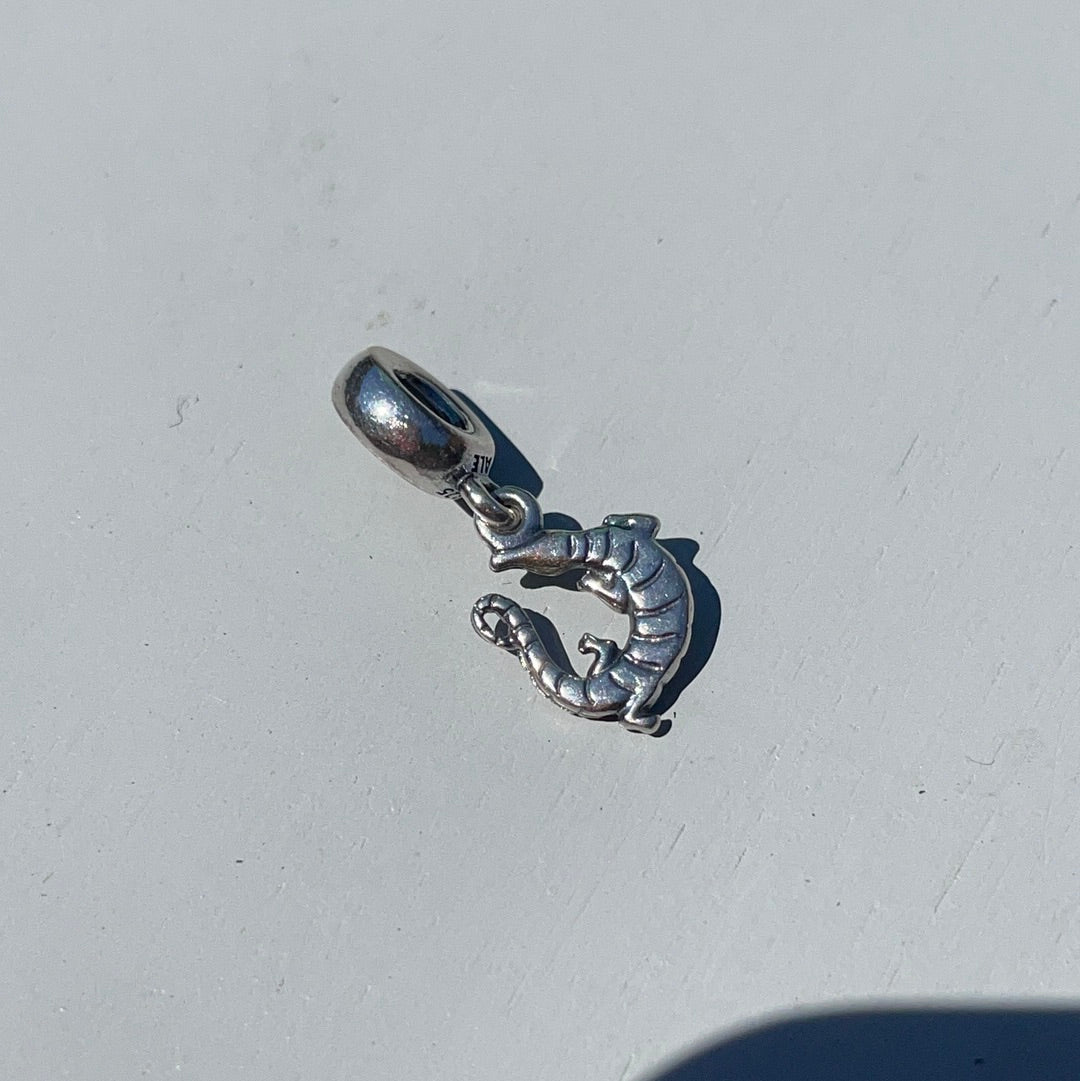 Genuine Pandora Crocodile Dangle Charm Horoscope Rare